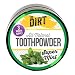 The Dirt All Natural Trace Mineral Whitening Tooth Brushing Powder - Super Mint - 3 Month Supply - 25 Gram