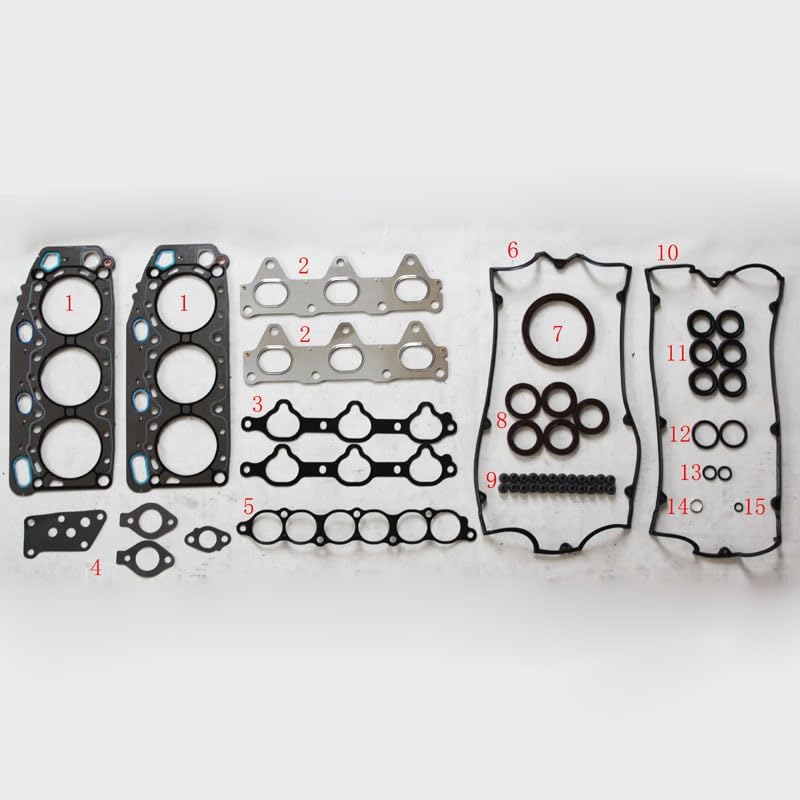 YL New for Proton PERDANA OR Mitsubishi Galant 2.0 6A12 Engine Rebuilding Kits Full Gasket Set Engine Parts Engine Gasket MD971346