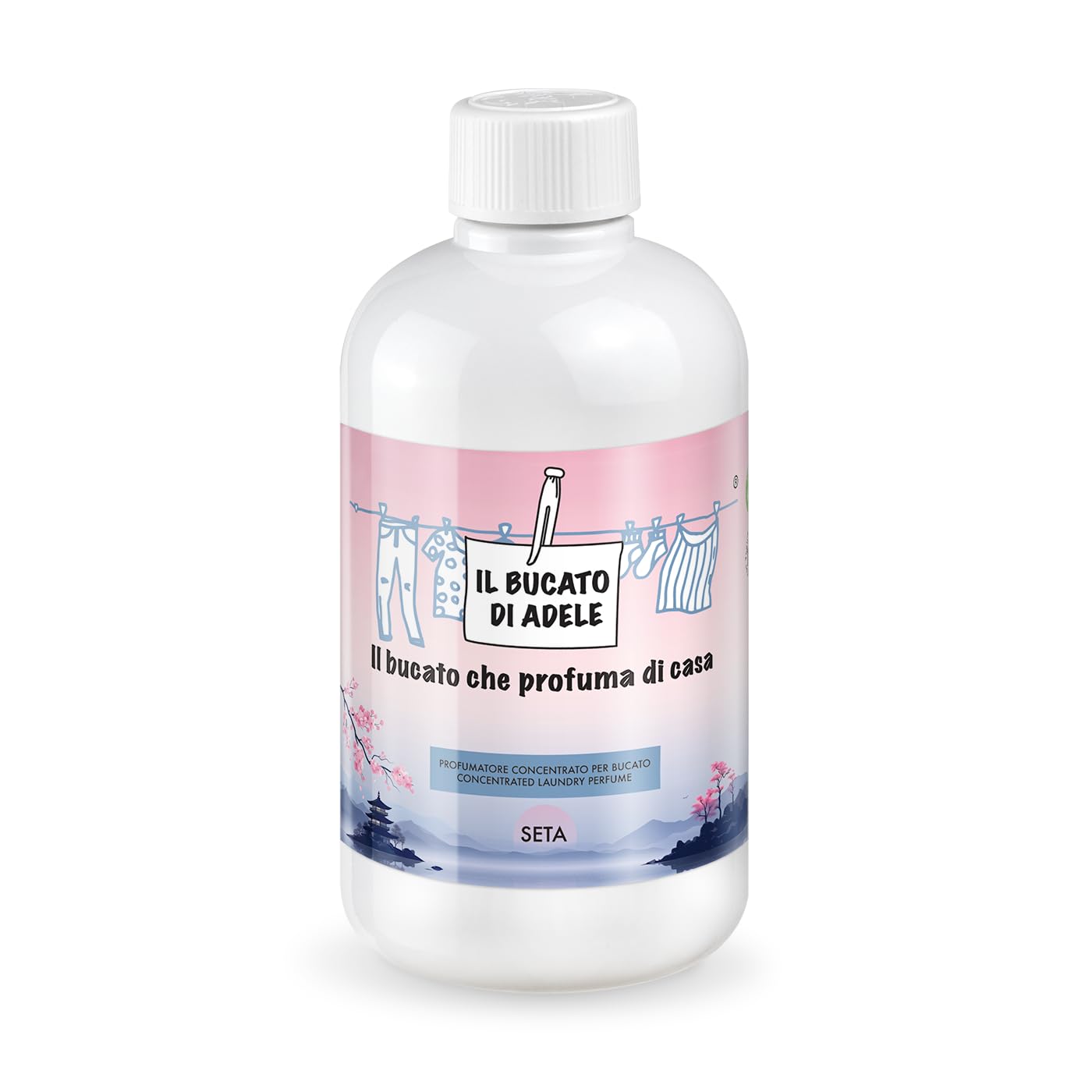 IL BUCATO DI ADELE il bucato che profuma di casa | Parfum pour lave-linge, Fragrance Seta, Format 500 ml