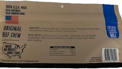 Miniatura 2 de Paquete de 4 rollos de perro masticable con sabor a pollo, 100% fabricados en Estados Unidos