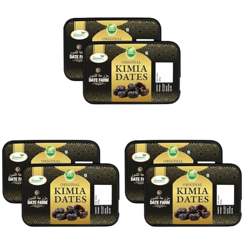 Image of Date Farm Premium Kimia Wet Dates | Original Arabian Khajur | 100% Natural & Fresh | Soft, Juicy & Nutrient-Rich | Immunity Booster | No Added Sugar | Gluten-Free | 1 kg Value Pack (Pack of 3)