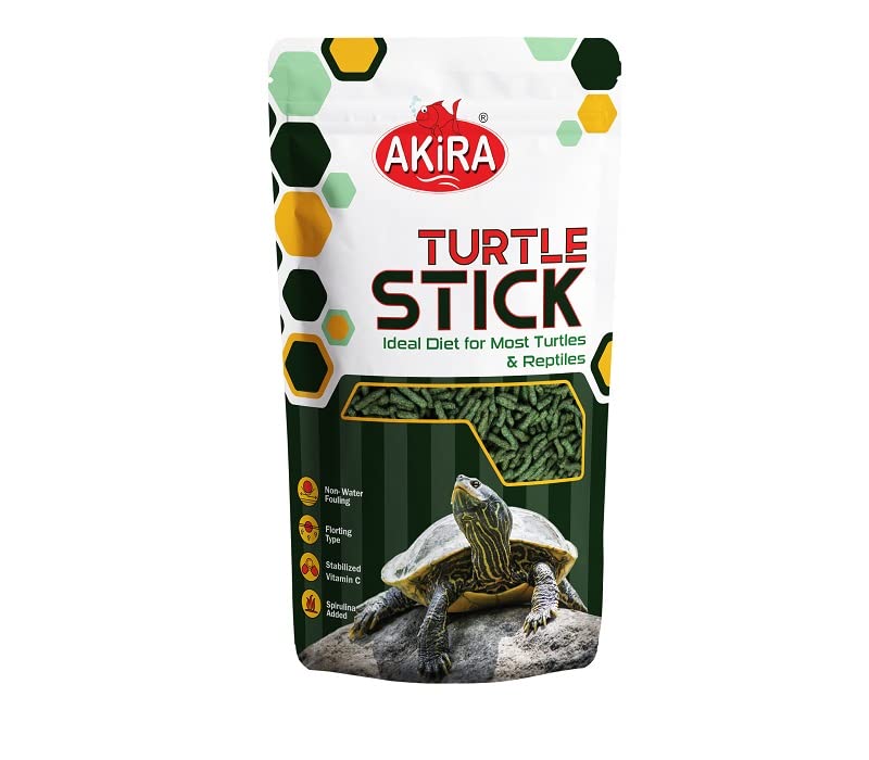 Akira Akira Turtle Sticks 100 gm Pouch 0.1 kg, 35% Protein Dry Adult, New Born, Senior, Young Turtle Food (for Turtle), 35% PROTINE (B0BN5GWF53) Amazon Price History, Amazon Price Tracker