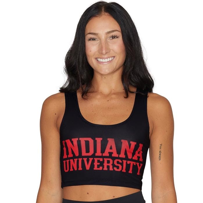 Image of Lojobands Women's College Gameday Outfit Tank Top Tailgate Crop Top One Size Fits Most