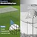 Invyxr 35FT Baseball Batting Cage Net with 165Ft Heavy Duty Batting Cage Netting Wire Tension Kit，for Home Backyard Outdoor Baseball and Softball Batting Cage Training All-Around Combination