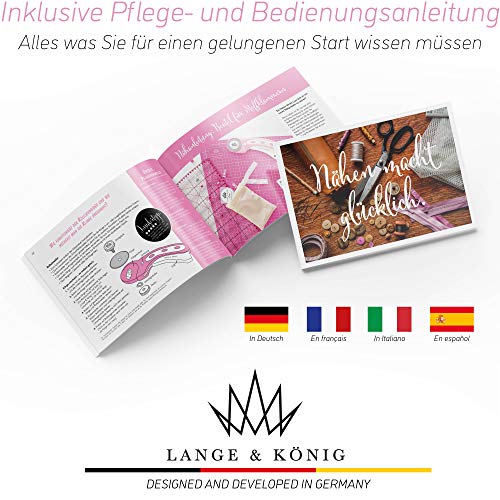 Lange & König A2 rolsnijder set incl. A2 snijmat, rolsnijder, 5 reservemesjes, patchwork-liniaal + 20 stofklemmen als… - Image 6