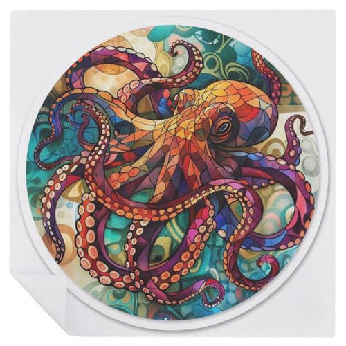 Servilletas de Tela Octopus Sea Set de 6 miniatura 6