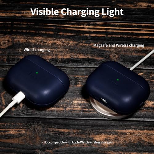 Étui AirPods Pro Belemay bleu housse protection boîtier écouteurs - 4