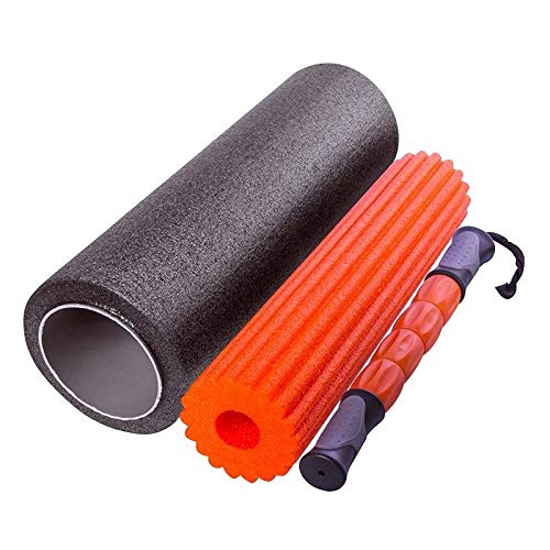 Rolo de Massagem Liberação Miofascial Foam Roller 3 Em 1 Yangfit
