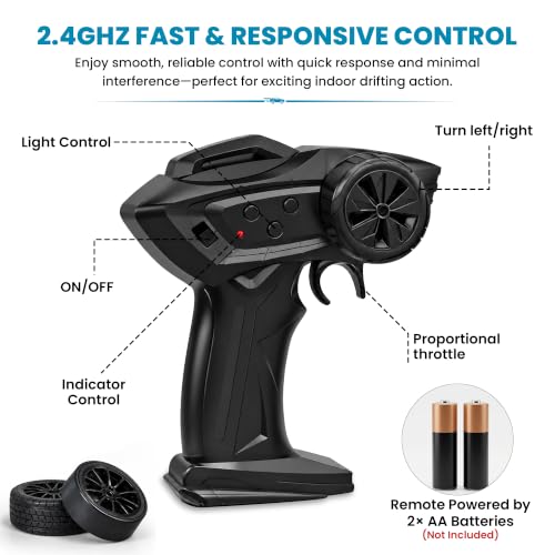 Kidology 2.4GHz RC Drift Car Black - Image 5
