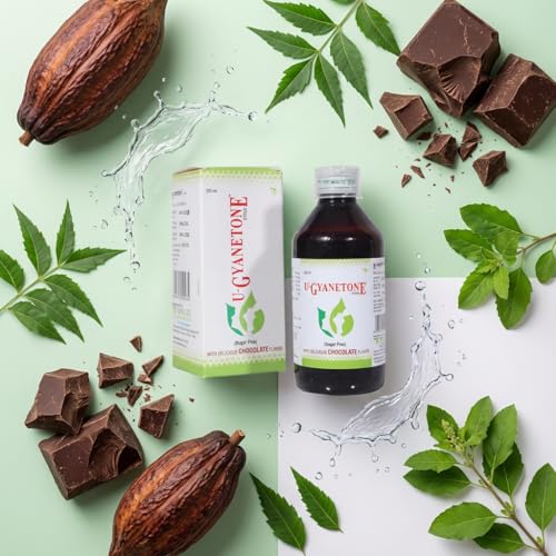 Image of UNIJULES LIFE SCIENCES Gyanetone Syrup, Chocolate Flavor, PCOS Management, 200ml