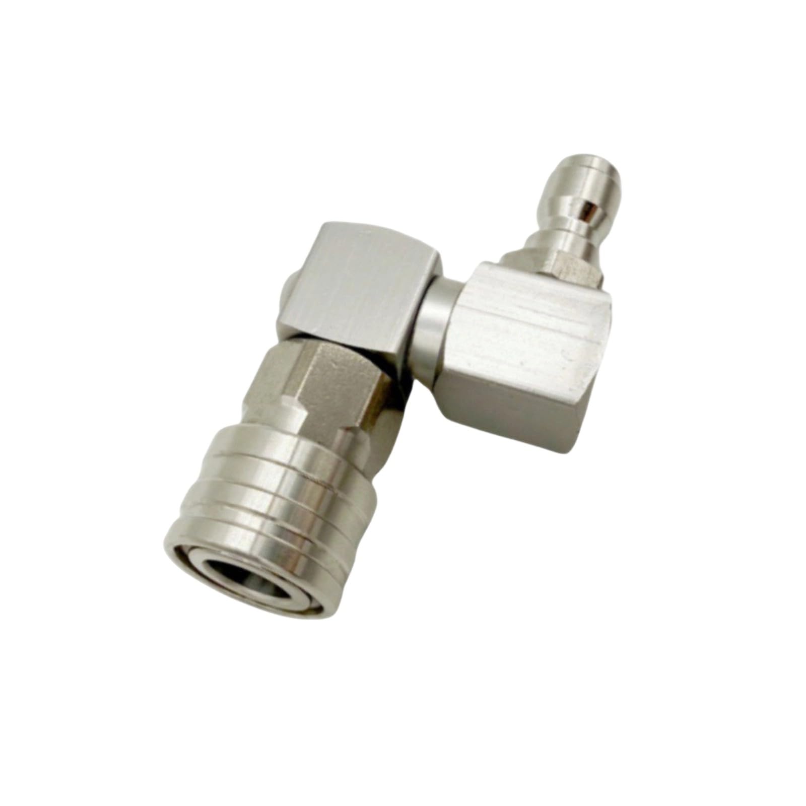 QIAOLIDA 360 Degree Rotating High Pressure Quick Connection Nozzle For Water Hose With 1/4 Inch Fast Release Fitting Metal Constr