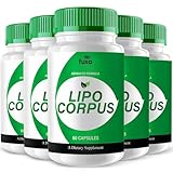 (5 Pack) Lipo Corpus Advanced Formula LipoCorpus Pills, Lipo Corpis Maximum Strength Dietary Support Supplement Formulated for Overall Wellness, LipoCorpis Premium Support Formula (300 Capsules)