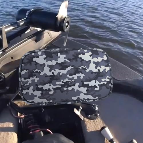 Image of Helix 5 Cover, Waterproof Fish Finder Cover, Compatible with UC H5 / Helix 5 Screen Cover, Made of Neoprene Protects Your Screen and Device from Sun and Adverse Weather Damage (Camouflage)