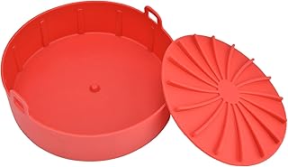 Silikonowy kosz do frytkownicy, nieprzywierająca frytownica Wymiana garnka silikonowego Łatwa do czyszczenia do urządzenia do gotowania ryżu