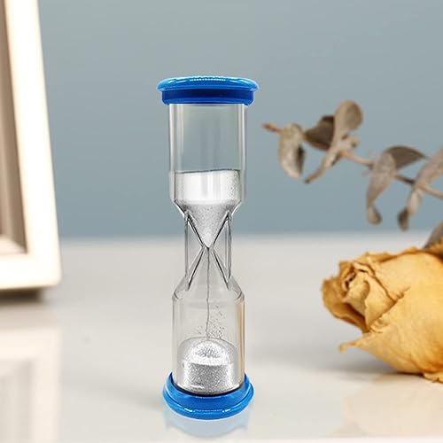Miniatura 9 de 1st Choice Temporizador de arena de 2 minutos azul temporizador de arena para niños reloj pequeño y colorido cubierto de acrílico para aula hogar y