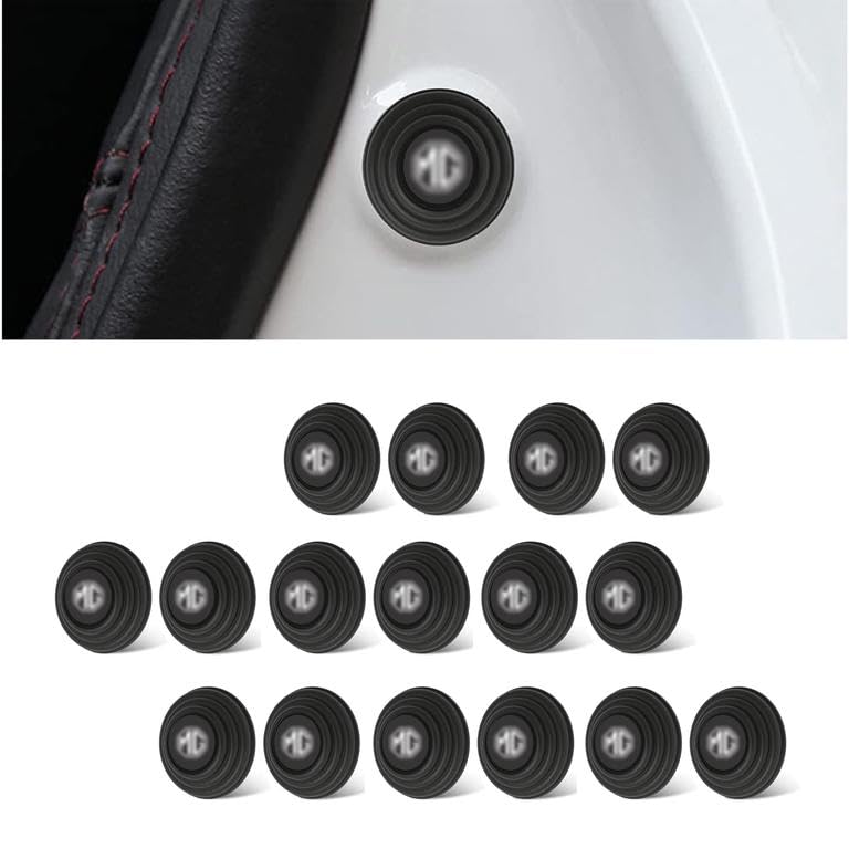 16 Pcs Car Entry Shield Rubber Door Pads Vehicle Accessories Compatible for MG Hector, Astor, Gloster, ZS EV and Comet EV for Everyday Scratch Prevention and Soft Closing.-image-29