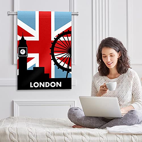 Drapeau britannique de Londres drapeau de cour saisonnier polyester 30x45cm - 6
