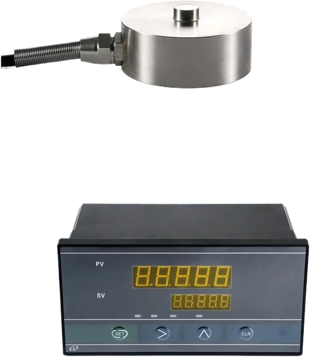 Load Cell Sensor with 5 Digital Indicator Display,Pull Pressure Weight 30KG 50KG 100KG 200KG 300KG 500KG 1T(30KG and Indicator)