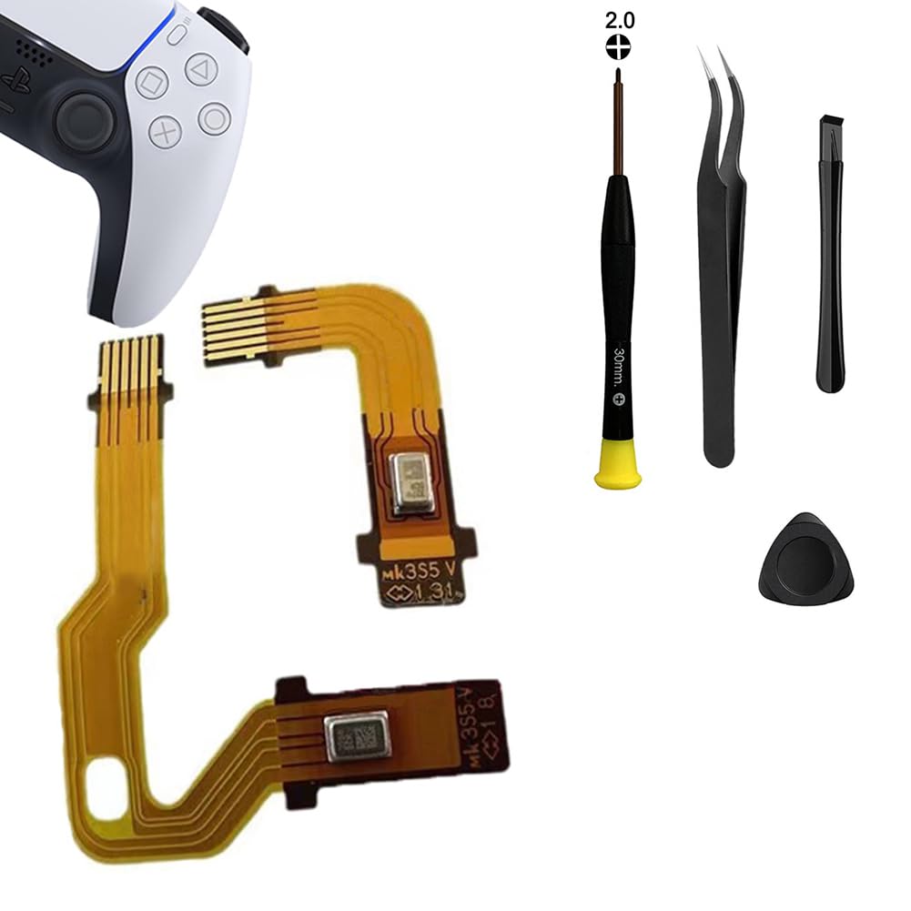 MYPUQIAO 1 Set Microphone Flex Cable Replacement for PS5 V3 3 0 BDM-030 Left and Right Handle Inner