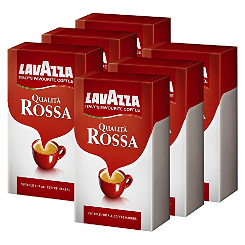 Lavazza Qualità ROSSA, Café Molido, 6x 250g