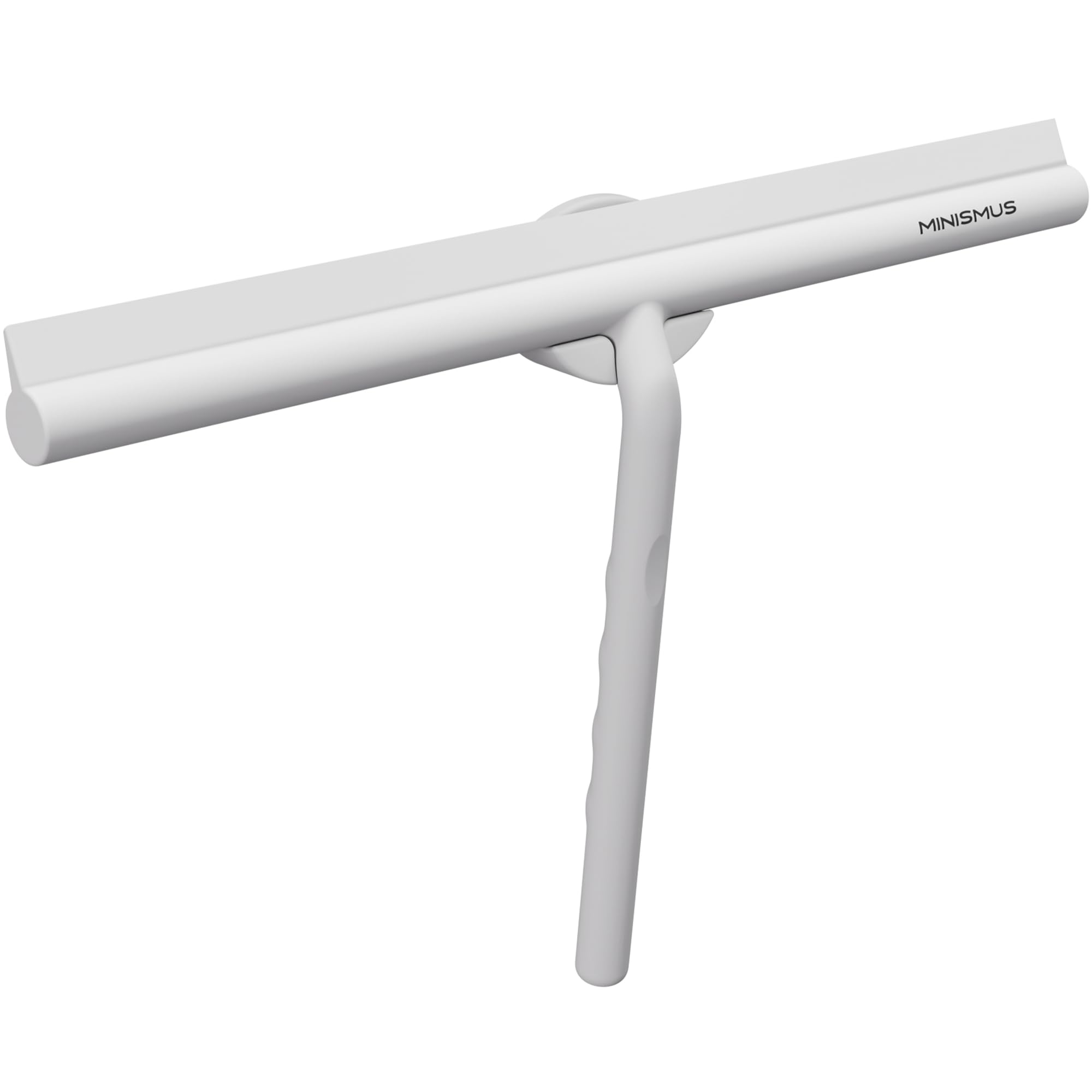 Minismus Limpiacristales para Ducha, baño, Azulejos, Espejos, Ventanas, Incluye Soporte magnético sin taladrar, Autoadhesivo, diseño Moderno (Negro, 21 cm) — view 10