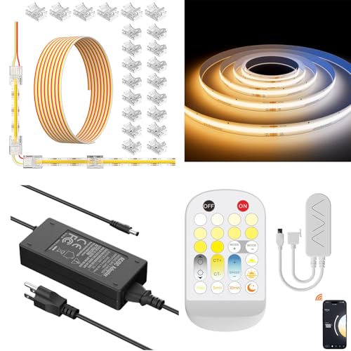Kit de conectores MIWISE para tira LED CCT COB 10 mm 10 m miniatura 1