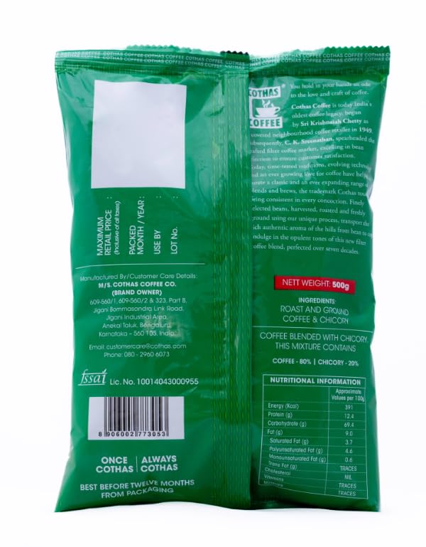 Cothas Hotel Blend Filter Coffee