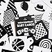Spiggly High Contrast Baby Visual Stimulation Cards - 50 Pictures for Newborn Activities - Black and White Cards for Infants 0-6 Months - Toys Gift