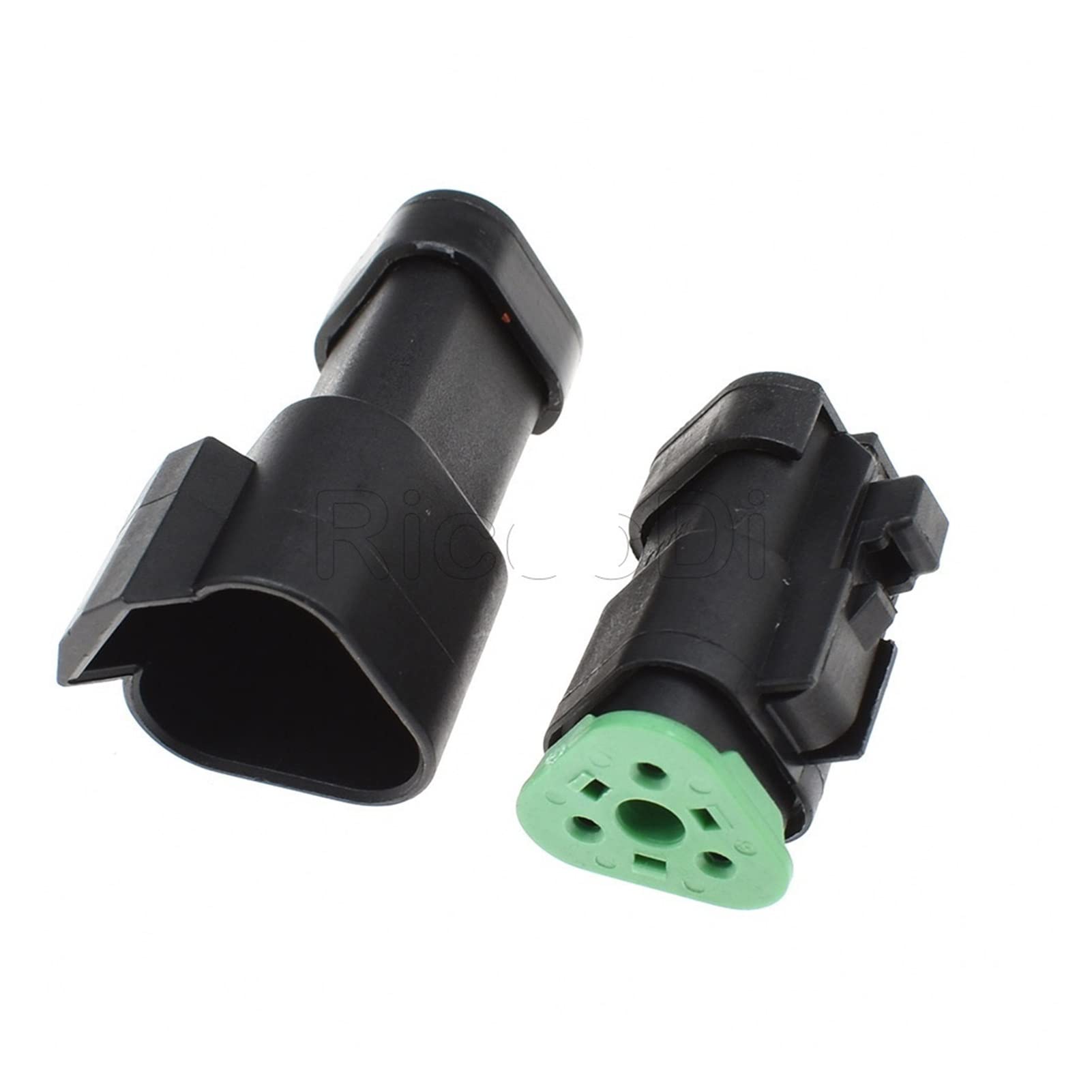 1-20set Deutsch DT Conector DT06-3S / DT04-3P eléctrico Impermeable Compatible con camión de Motor Coche Pines 22-16A(Female Set,20Sets)