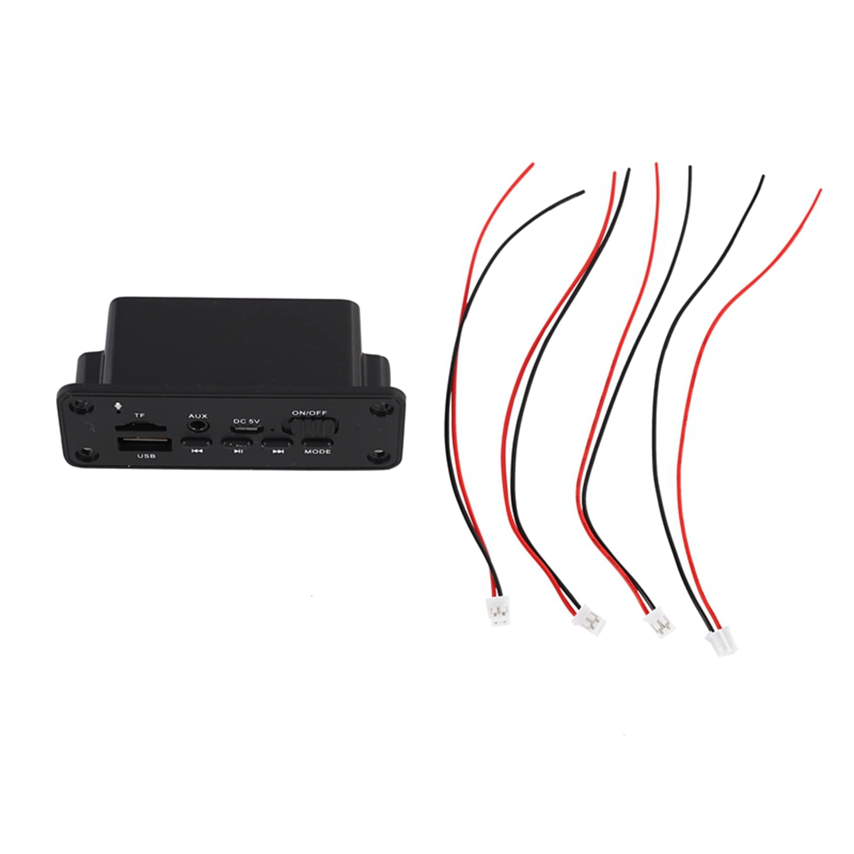 10 x zestaw głośnomówiący odtwarzacz MP3, dekoder płytki, 2 x 3 W, wzmacniacz DC 5 V, MP3 WMA, bezprzewodowy Bluetooth 5.0, dekoder płytki, moduł audio, USB, FM, TF, nagrywanie, radio AUX do