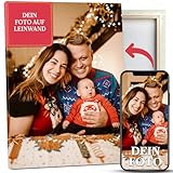 GiveSmiles Ihr Foto auf Leinwand | Leinwand personalisiert Foto & Wandbilder Wohnzimmer Bilder – Qualität wie ein Gemälde in vielen Größen | Fotogeschenke personalisiert | Leinwandbilder Wanddeko