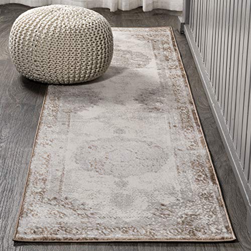 Tapete corredor Jonathan Y Rosalia Cottage Medallion 2x8