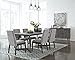 Signature Design by Ashley Besteneer Dining Room Table, Dark Gray