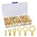Produktbild Hpamba Drahtklemmen Kabelschuhe Flachsteckhülsen Kabelstecker Kit Kabelstecker Steckverbinder Ring Stoßverbinder Terminals Kabelschuhe Kabelschuhe Messing Kabelschuh Ring Isolierhülse Kabelschuhe 1PC