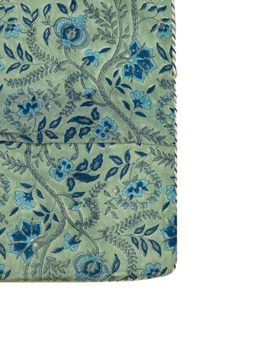Image of Neel Hand Block Printed Cushion Cover Set | Cushions Cover for Home & Office | 100% Cotton Fabric | Size - 16 x 16 Inches | Pack of 2 Cushion Covers | Color - White