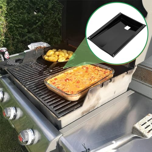 WELL GRILL Ersatzteile für Weber Spirit 200 Series Gasgrills, 69803 Fettauffangwanne mit 83156 Edelstahl Tropfschale & 6415 Aluschalen Liners für Spirit E210 S210 E220 S220