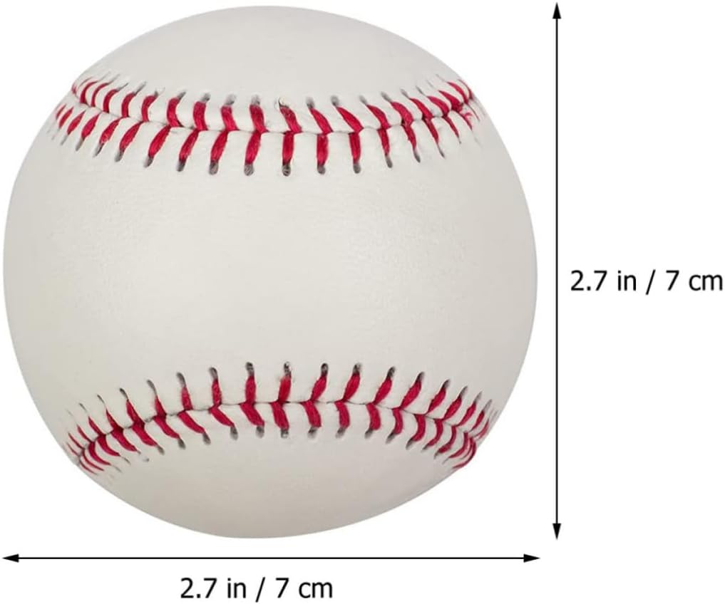 Healifty Luminous Baseball Training Ball and Youth, Lightweight PVC Softball Safe for Playing, for Outdoor Practice and Sports Themed Parties
