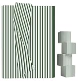 Avxinsok 100 Sheets Green Striped Tissue Paper 14 X 20 Inches Green And White Striped Gift Wrapping Tissue Paper For Gift Bags Wedding Birthday Christmas Jungle Party Packaging Crafts