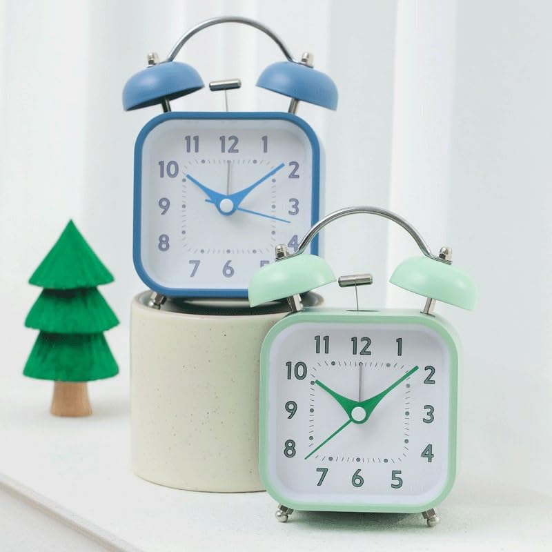 Sveglie rumorose Orologio Da Tavolo Piccolo Allarme for Il Risveglio(Green)