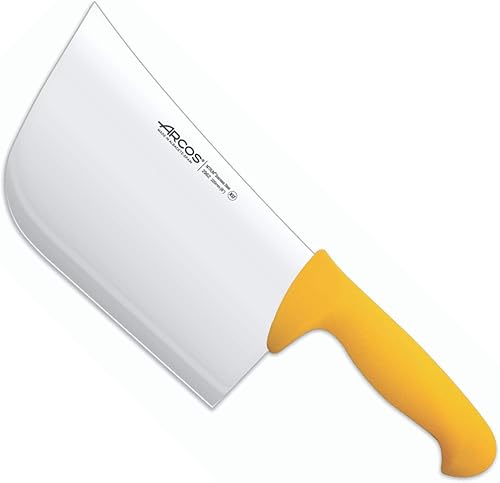 Miniatura 18 de Arcos Cuchillo de carnicero de acero inoxidable nitrum de 7 pulgadas y hoja de 7.480 in. Cuchillo de carnicero profesional. Mango ergonómico de