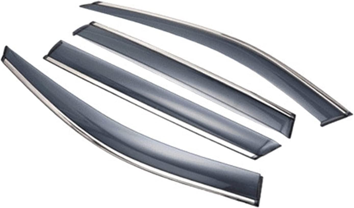 PANXUC Car Wind Deflectors for Volvo V60 2012-2019, Side Window Wind Rain Deflector Window Visor Sun Rain Guard Smoke Guards