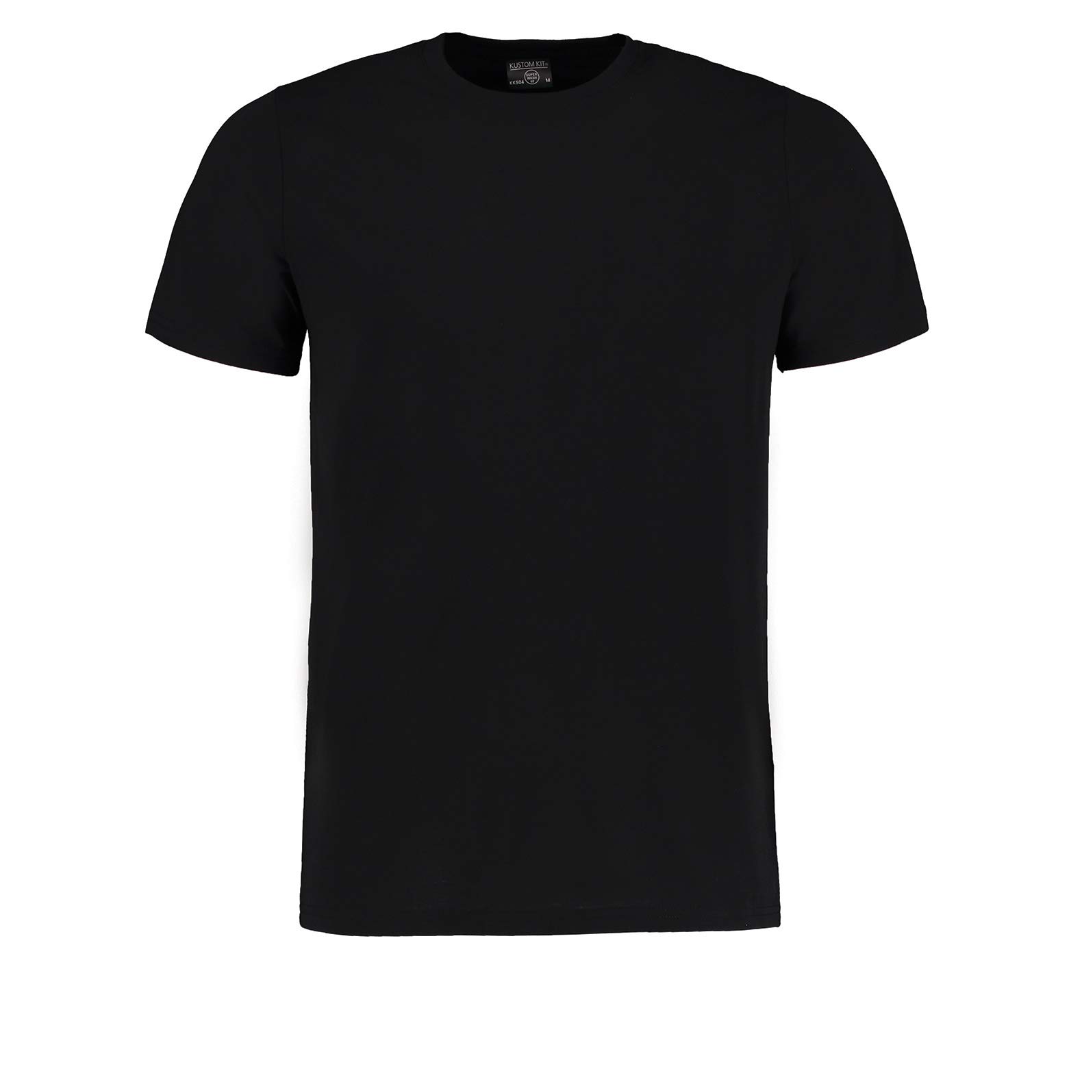 KUSTOM KITMens Superwash 60 Fashion Fit T-Shirt (M) (Black Melange)