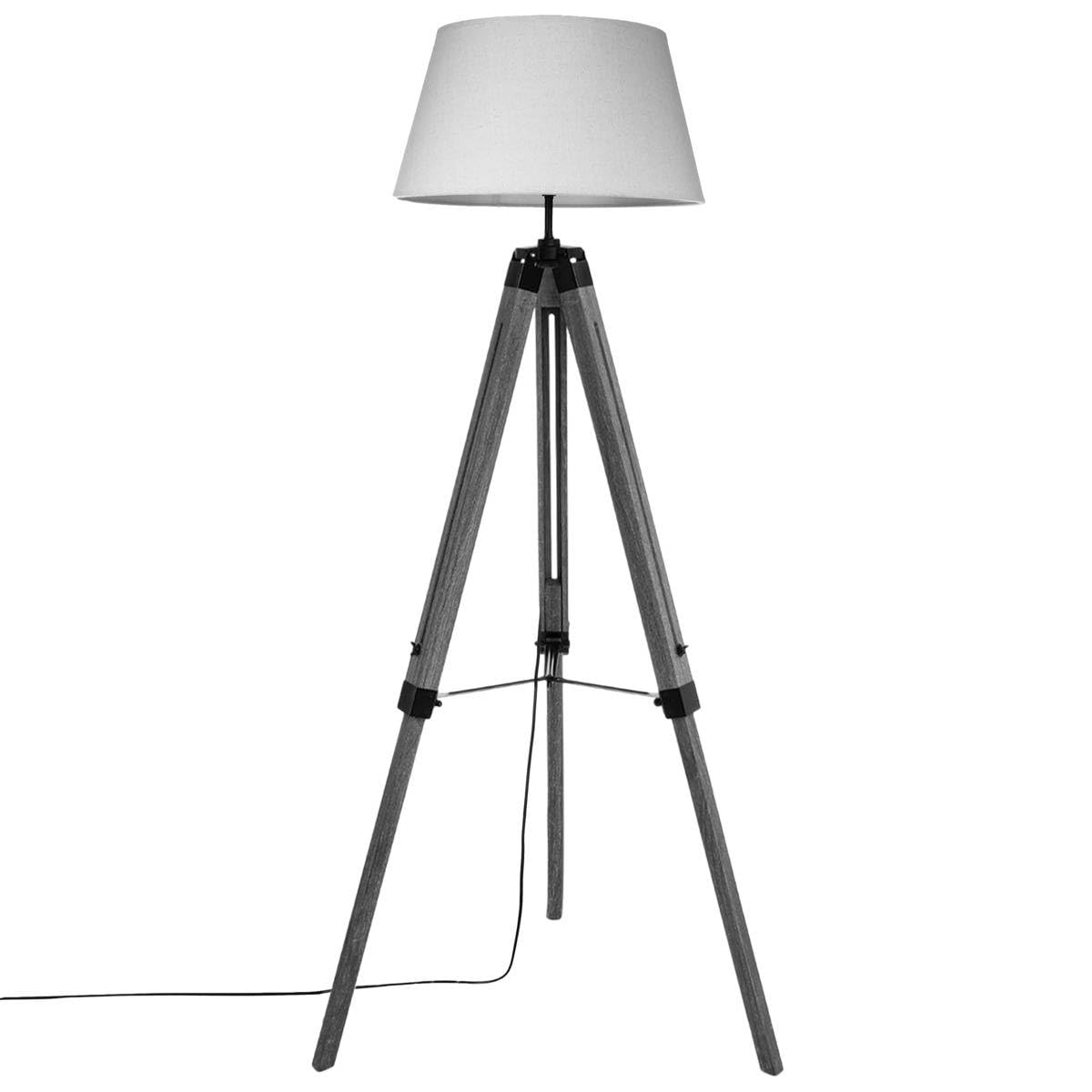 Floor lamp, tripod, Runo, linen, H145 : Amazon.nl: DIY & Tools