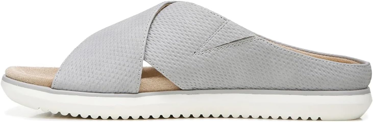 SOUL Naturalizer Women's Jessa Criss Cross Sandal Stone 5.5 M