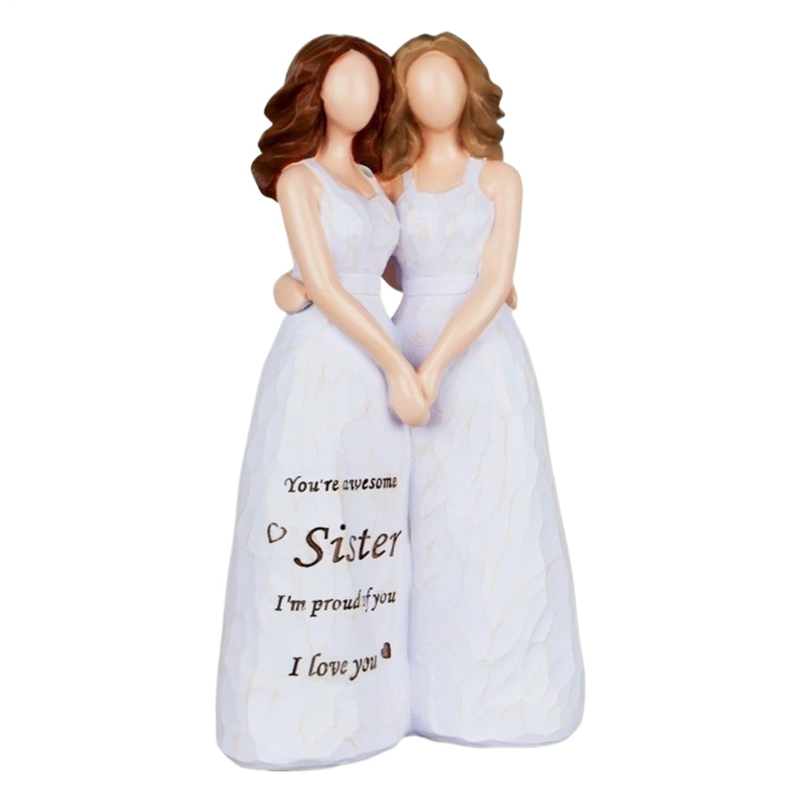 Ange en résine figurine cadeau de Noël et souvenir de fête de famille