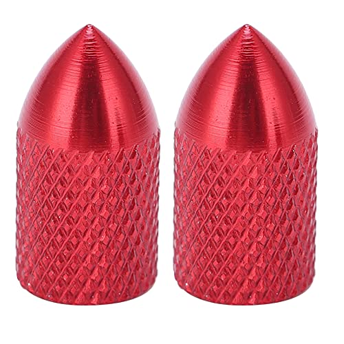 Rehomy Lot de 2 housses de pneu de vélo en alliage d'aluminium Rouge Cover