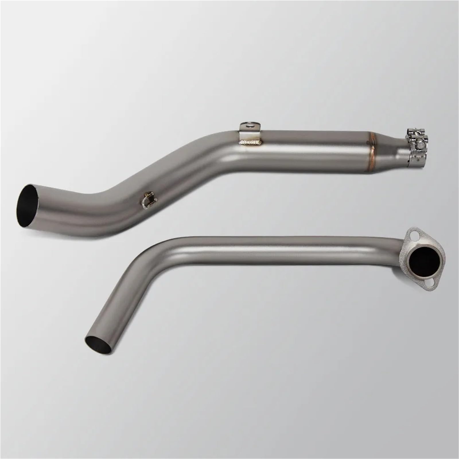 Escape Tubo Moto para Zontes ZT125 ZT 125 U1 G1 Z1 Z2 2021-2025 Colector De Enlace Delantero De 51 Mm con Tubo De Cabecera con Diseño De Panal Silenciadores