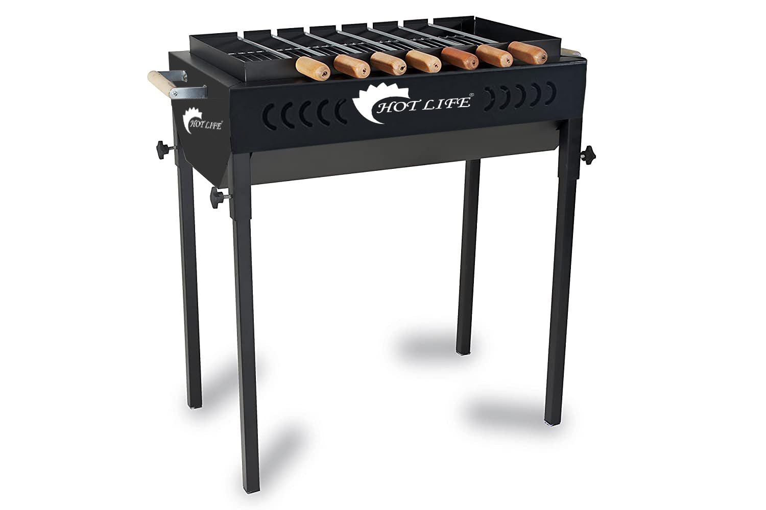 HOT LIFE Heavy Cabinet Commercial Charcoal Barbeque Grill Garden Barbeue .With 7 Wooden Handle Skewers use restorent,Picnic Charcoal Barbeque Grill. Whether you wish to invite some friends (B0CFHBD644) Amazon Price History, Amazon Price Tracker