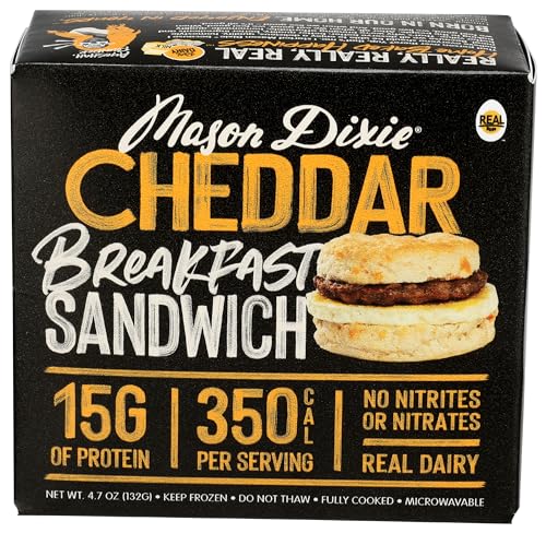 MASON DIXIE BISCUIT CO Cheddar Sausage Breakfast Sandwich, 4.7 OZ