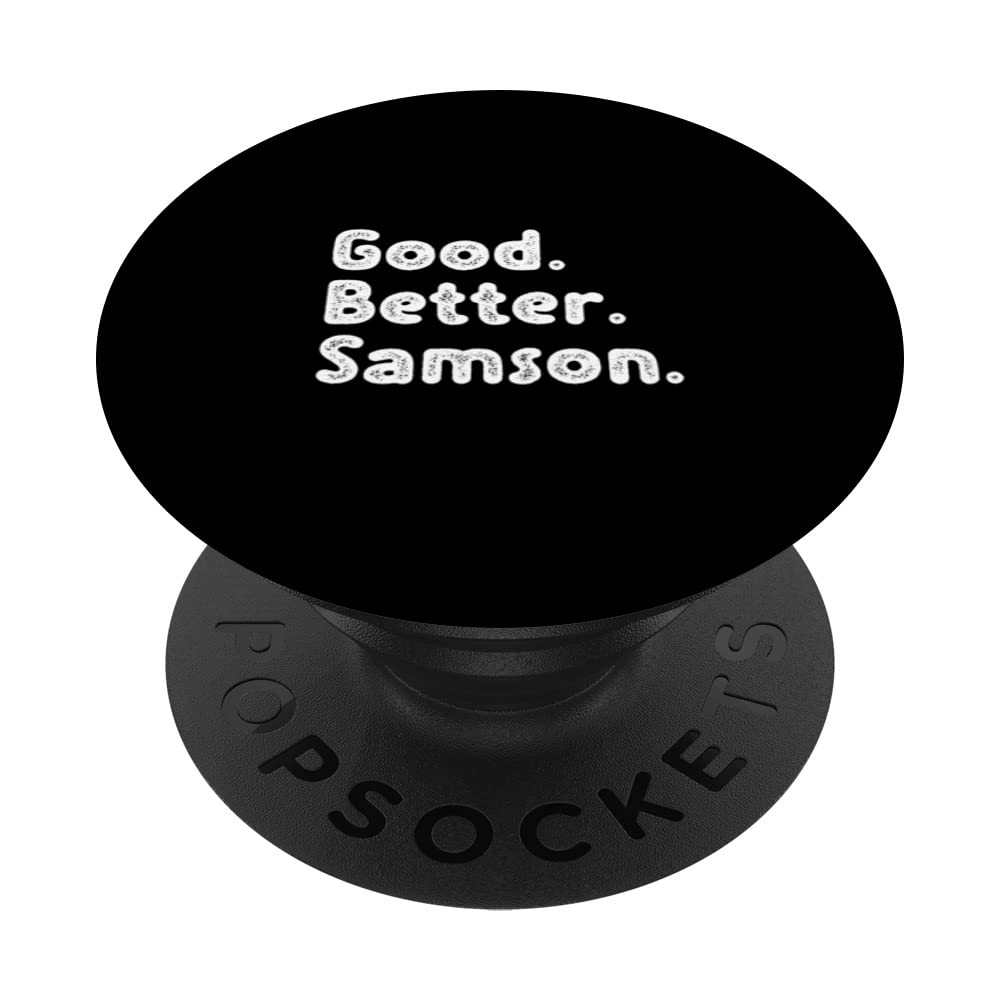 Good better Samson PopSockets Swappable PopGrip, Black